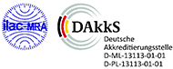 Accreditation  Selected methods are accredited by Dakks