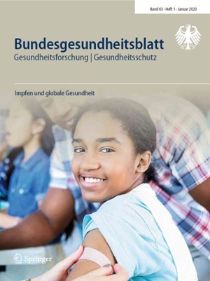 Hier sehen Sie eine Abbildung des Bundesgesundheitsblattes (© Bundesgesundheitsblatt) Hier sehen Sie eine Abbildung des Bundesgesundheitsblattes