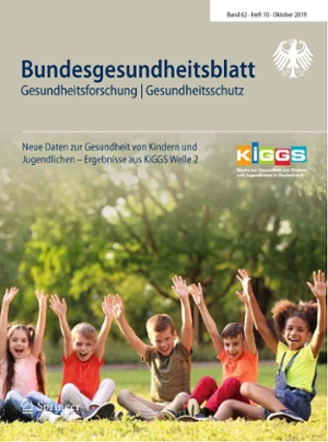 Hier sehen Sie eine Abbildung des Bundesgesundheitsblattes (© Bundesgesundheitsblatt) Hier sehen Sie eine Abbildung des Bundesgesundheitsblattes
