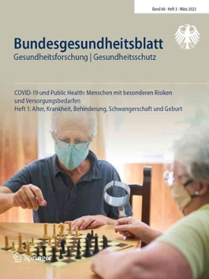 Hier sehen Sie eine Abbildung des Bundesgesundheitsblattes (© Bundesgesundheitsblatt) Hier sehen Sie eine Abbildung des Bundesgesundheitsblattes