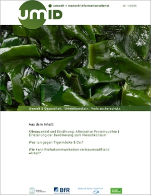 Titelseite der Zeitschrift "UMID: Umwelt und Mensch – Informationsdienst" (© Umweltbundesamt) Titelseite der Zeitschrift "UMID: Umwelt und Mensch – Informationsdienst"