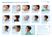 Atemschutzmaske: Häufige Anwendungsfehler Atemschutzmaske mit Ventil