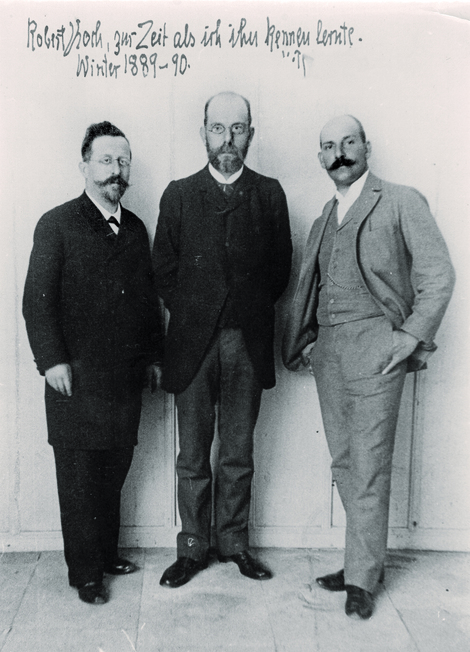 Robert Koch mit Kollegen in Alexandria, Ägypten, 1891. Quelle: © RKI