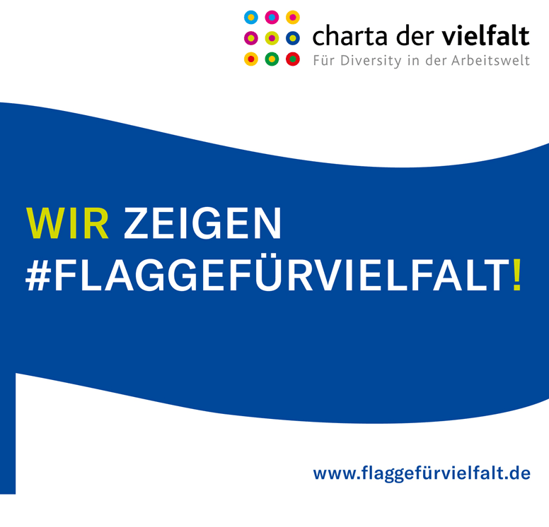 Logo: Wir zeigen Flagge für Vielfalt! (© flaggefürvielfalt) Logo: Wir zeigen Flagge für Vielfalt!