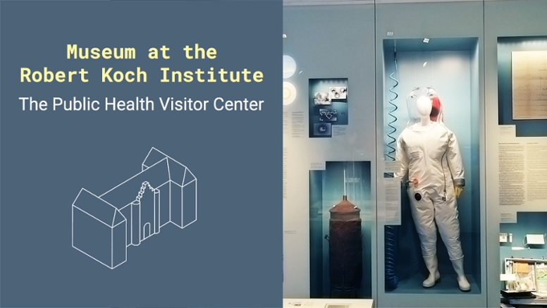 Video tour through the Museum at the RKI on YouTube. (© RKI) Video tour through the Museum at the RKI on YouTube.