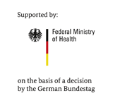 Logo: Supported by: Federal Ministry of Health (© BMG) Logo: Supported by: Federal Ministry of Health