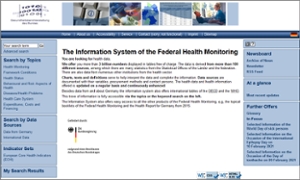 IS-GBE: Health data online. (© RKI) IS-GBE: Health data online.