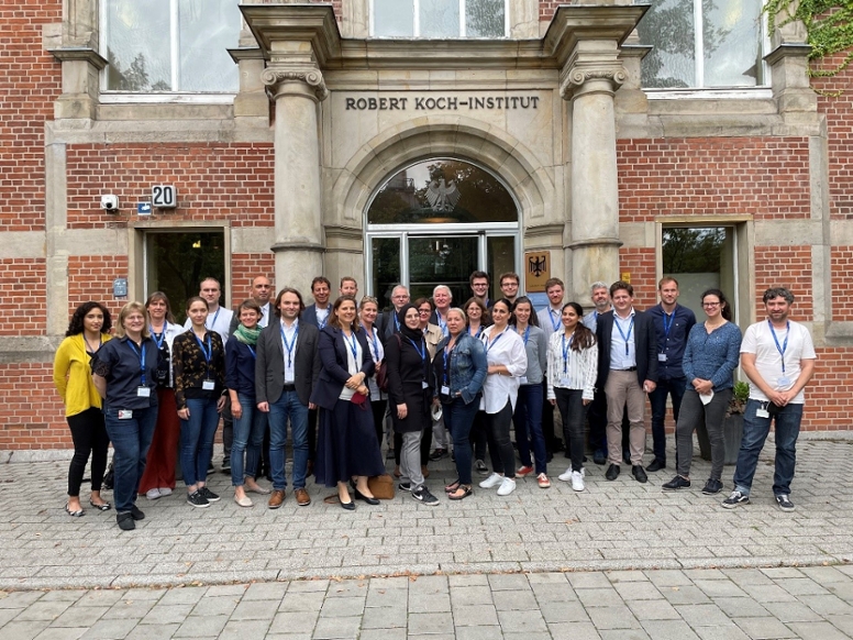 TeilnehmerInnen des Symposiums zur COViK-Studie. (© RKI) TeilnehmerInnen des Symposiums zur COViK-Studie.